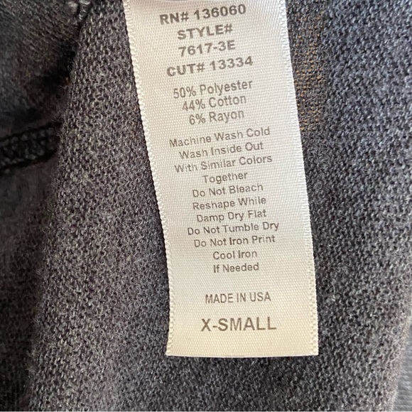 Project Social T Textured V-Neck Tank -- Vintage Black - Picture 9 of 9